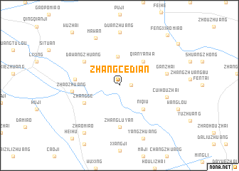 map of Zhangcedian