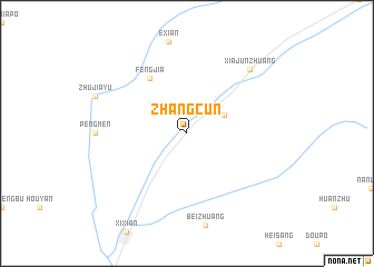 map of Zhangcun