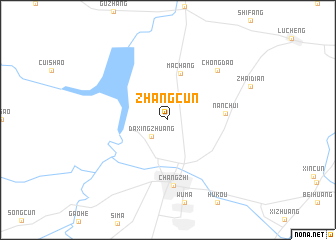 map of Zhangcun