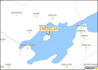 map of Zhangcun