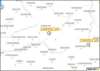 map of Zhangcun