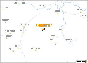 map of Zhangcun