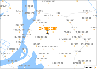 map of Zhangcun