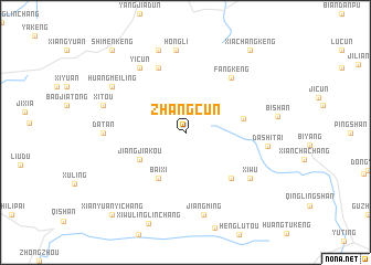 map of Zhangcun