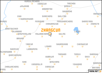 map of Zhangcun