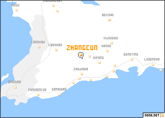 map of Zhangcun