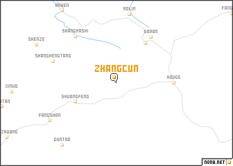 map of Zhangcun