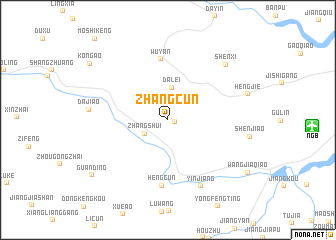 map of Zhangcun