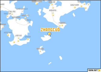 map of Zhangcuo
