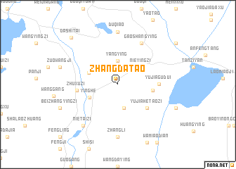 map of Zhangdatao