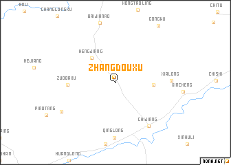 map of Zhangdouxu