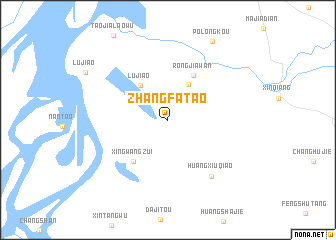 map of Zhangfatao