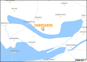 map of Zhanggang