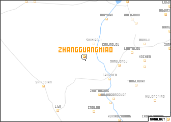 map of Zhangguangmiao