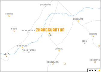 map of Zhangguantun