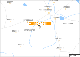 map of Zhanghaoying