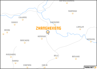 map of Zhanghekeng