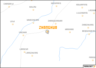 map of Zhanghua