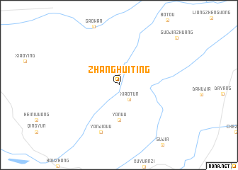 map of Zhanghuiting