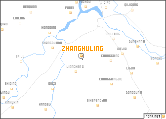 map of Zhanghuling