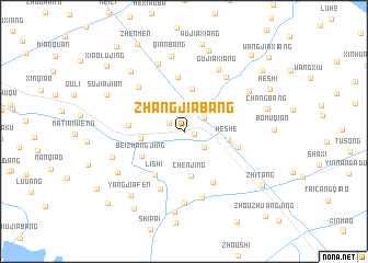 map of Zhangjiabang