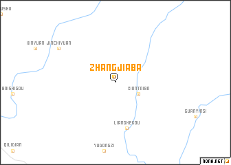 map of Zhangjiaba
