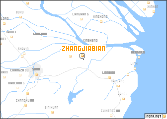 map of Zhangjiabian