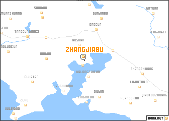 map of Zhangjiabu