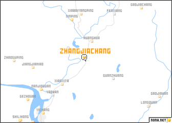 map of Zhangjiachang