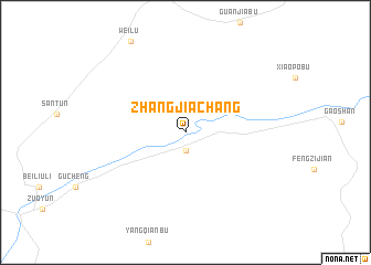 map of Zhangjiachang