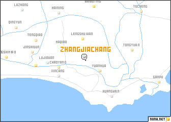 map of Zhangjiachang