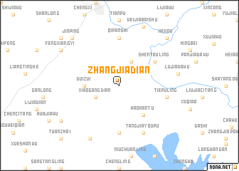 map of Zhangjiadian