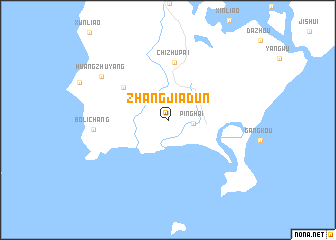map of Zhangjiadun