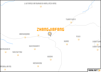 map of Zhangjiafang