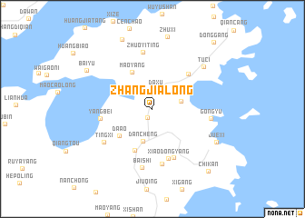 map of Zhangjialong