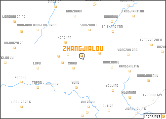 map of Zhangjialou