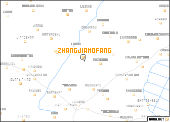 map of Zhangjiamofang