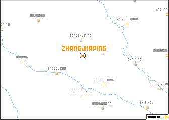 map of Zhangjiaping