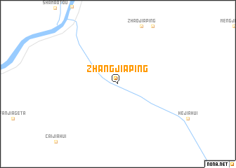 map of Zhangjiaping