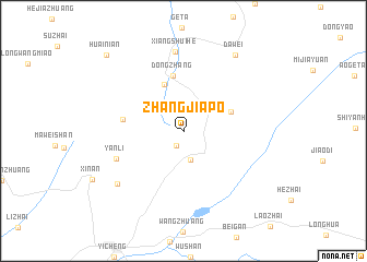 map of Zhangjiapo