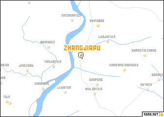 map of Zhangjiapu