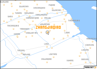 map of Zhangjiaqiao