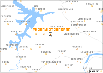 map of Zhangjiatanggeng