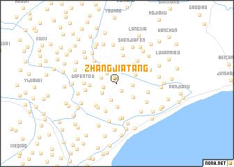 map of Zhangjiatang