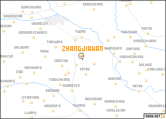 map of Zhangjiawan