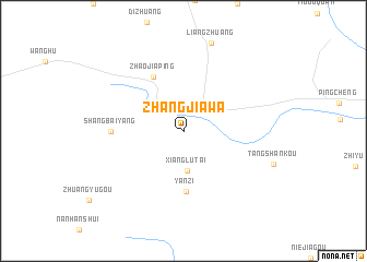 map of Zhangjiawa