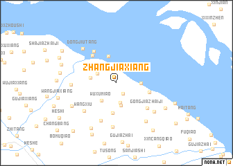 map of Zhangjiaxiang