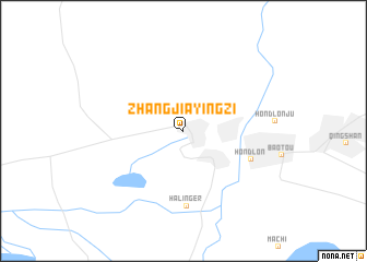 map of Zhangjiayingzi