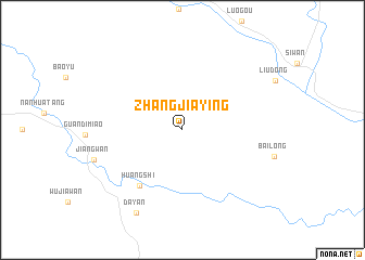 map of Zhangjiaying