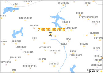 map of Zhangjiaying